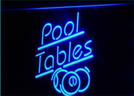 Pool Tables Neon Snooker Billiards LED Neon Sign